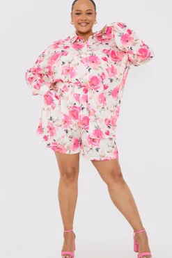 Printed Co-Ord Short|In the Style Discount