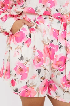 Printed Co-Ord Short|In the Style Discount