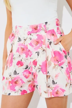 Printed Co-Ord Short|In the Style Discount