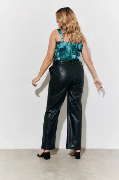Printed Satin Corset|In The Style Sale