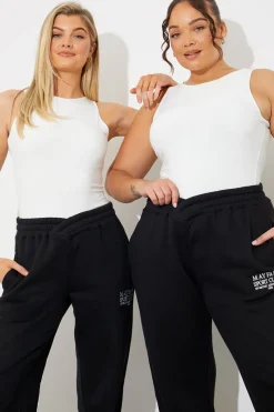 Racer Neck Double Layer Slinky Bodysuit|In The Style Best
