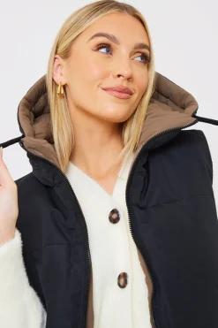Recycled Longline Reversible Gilet|In the Style Discount