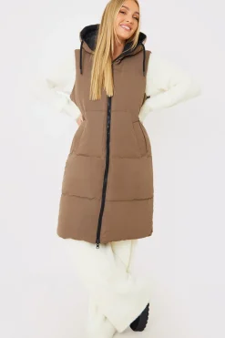 Recycled Longline Reversible Gilet|In the Style Discount