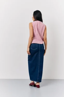 Seersucker Gingham Tie Front Top|In The Style Outlet