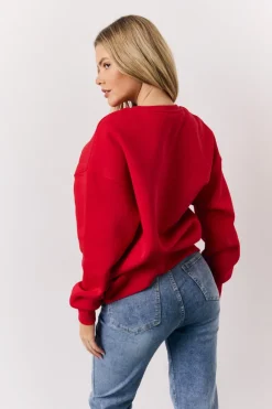 St Tropez Embroide Slogan Sweatshirt|In The Style Best
