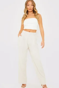 Relaxed Wide Leg Trouser|In the Style Online