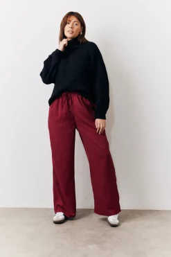 Relaxed Woven Trouser|In The Style Clearance