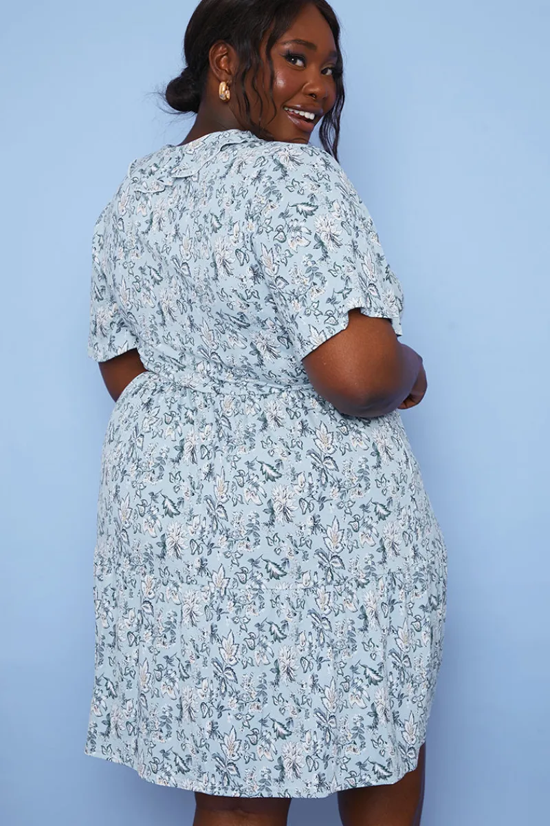 Responsible Viscose Paisley Wrap Dress|In the Style Hot