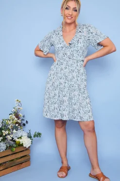 Responsible Viscose Paisley Wrap Dress|In the Style Hot