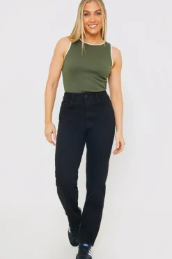 RIB CONTRAST BINDING BODYSUIT|In the Style Sale