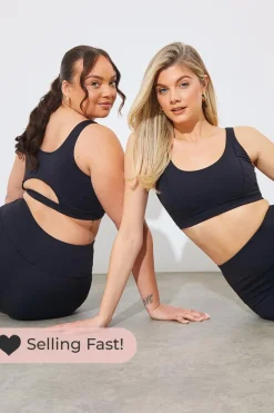 RIB HIGH SUPPORT SPORTS BRA|Fits New