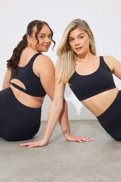 RIB HIGH SUPPORT SPORTS BRA|Fits New