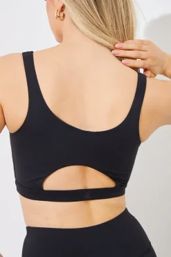 RIB HIGH SUPPORT SPORTS BRA|Fits New