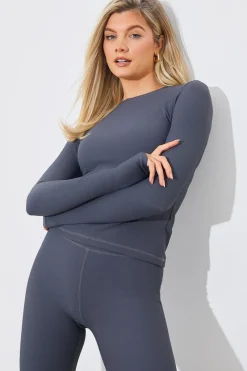 Rib Long Sleeve Top|In The Style Clearance