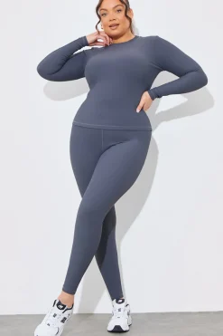 Rib Long Sleeve Top|In The Style Clearance