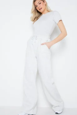 Ribbed Crew Neck Short Sleeve Bodysuit|Fits Hot