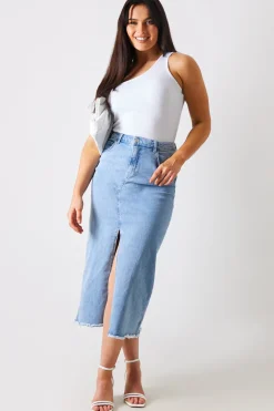 Ribbed One Shoulder Vest|In The Style Outlet
