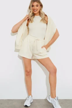 Ribbed Racer Vest|In The Style