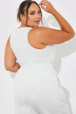 Ribbed Racer Vest|In The Style