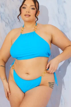 Ring Detail Bikini Top|In the Style Outlet