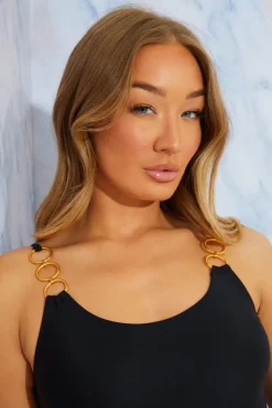 Ring Detail Swimsuit|In the Style Outlet