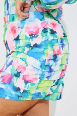 Ruched Mini Co-Ord Skirt|In the Style Sale