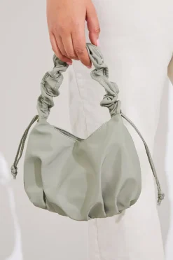 Ruched Strap Grab Bag|In The Style Outlet