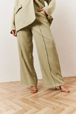 Pleated Wide Leg Trouser|In The Style
