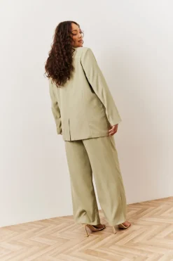 Pleated Wide Leg Trouser|In The Style