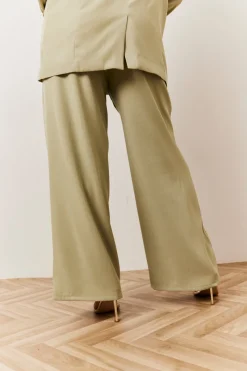 Pleated Wide Leg Trouser|In The Style