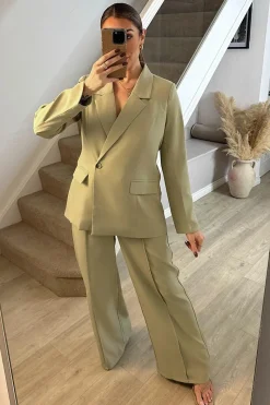 Pleated Wide Leg Trouser|In The Style