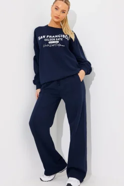 San Francisco Embroidered Sweatshirt|In the Style Discount