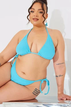 Sculpt and Control Crinkle Tie Side Bikini Bottom|In The Style Clearance