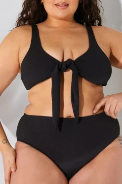 Sculpt and Control Crinkle High Waisted High Leg Bikini Brief|Fits Best