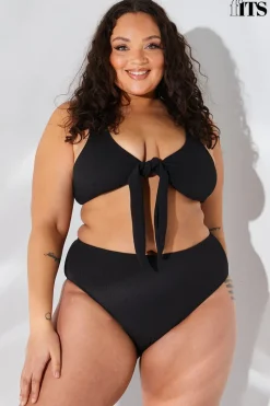 Sculpt and Control Crinkle High Waisted High Leg Bikini Brief|Fits Best