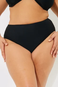 Sculpt And Control High Waist High Leg Bikini Bottom|In The Style Clearance