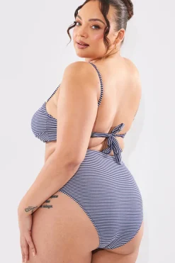 Sculpt And Control Stripe Balconette Bikini Top|In The Style Discount