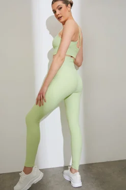 Sculpt Ribbed Sports Leggings|Fits