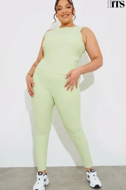 Sculpt Ribbed Sports Leggings|Fits