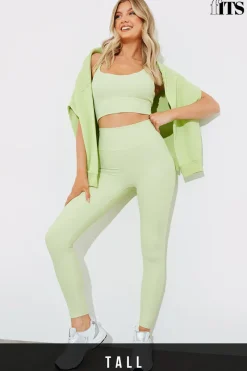 Sculpt Ribbed Sports Leggings|Fits