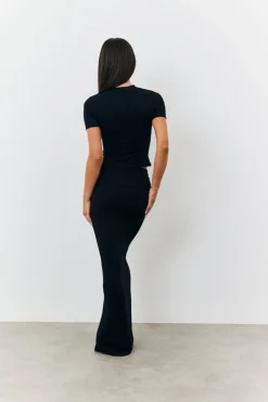 Sculpting Short Sleeve Crew Neck T-Shirt|Fits Sale