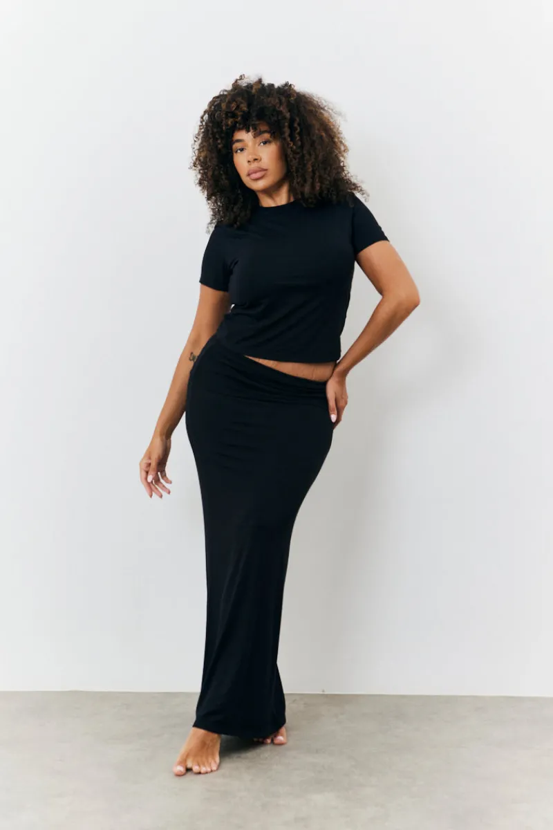 Sculpting Short Sleeve Crew Neck T-Shirt|Fits Sale