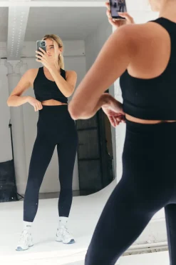 Seamless High Waist Bum Boosting Leggings|Fits