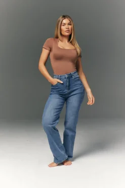 Seamless Scoop Neck Snatched Shapewear Top|In The Style Outlet
