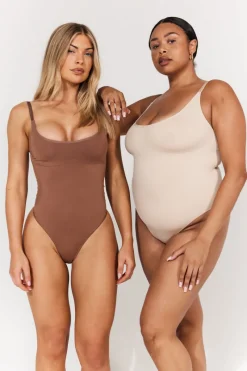 Seamless Strappy Snatched Shapewear Bodysuit|In The Style Online