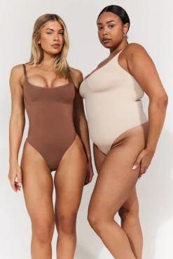Seamless Strappy Snatched Shapewear Bodysuit|In The Style Online