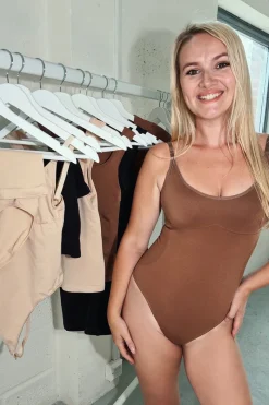 Seamless Strappy Snatched Shapewear Bodysuit|In The Style Online