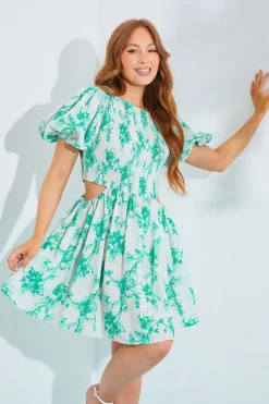 Shirred Bust Mini Dress|In The Style Best