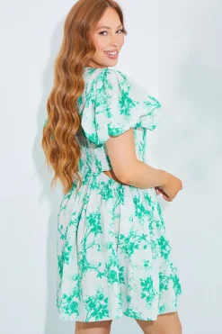 Shirred Bust Mini Dress|In The Style Best