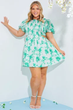 Shirred Bust Mini Dress|In The Style Best